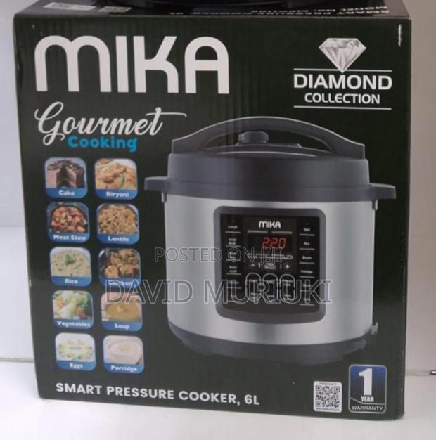 6 Litres Mika Smart Pressure Cookers