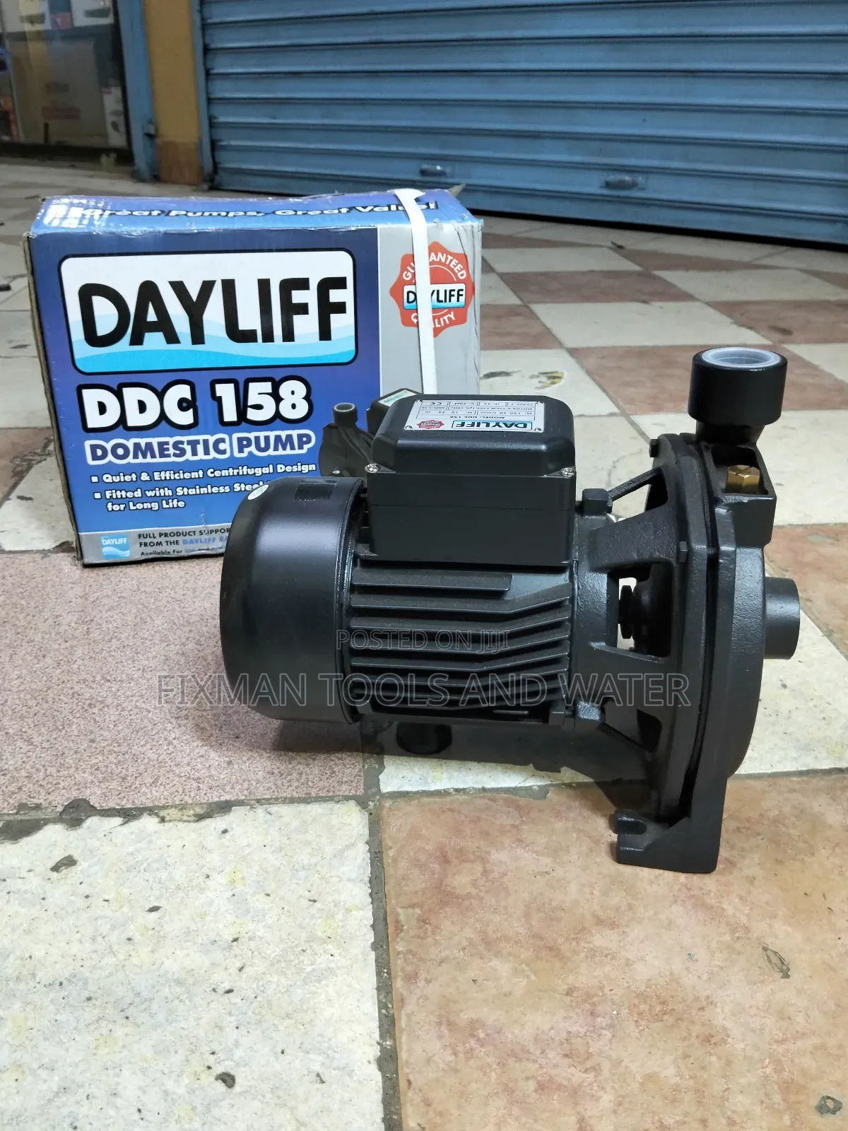 High Pressure Dayliff DDC 158 Water Pump 1hp 38m Head