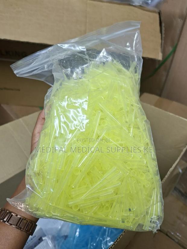 Yellow Pipette Tips - main view