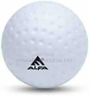 Alfa Dimple Field Hockey Ball - High Visibility White - thumbnail 2