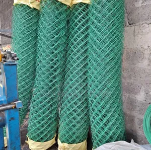 Pvc Coated Chainlink Fencing Wire 6ft * 18mtrs