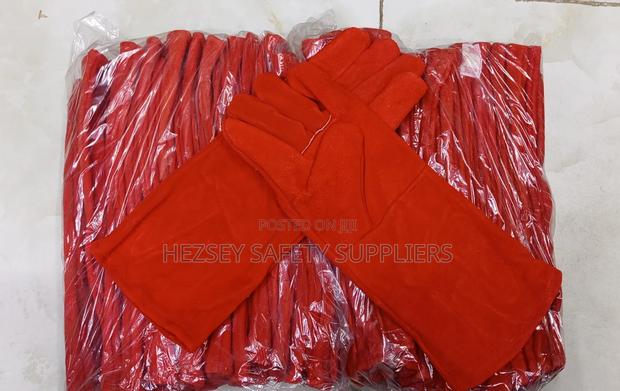 High Quality Welding Leather Gloves - thumbnail 2