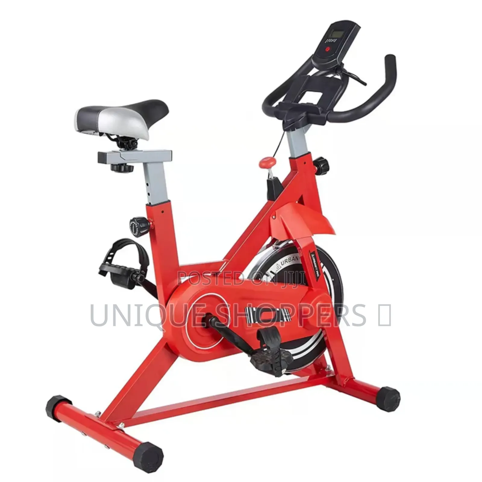 Portable Spin Bike
 
Wheels for Movement
With Sensors