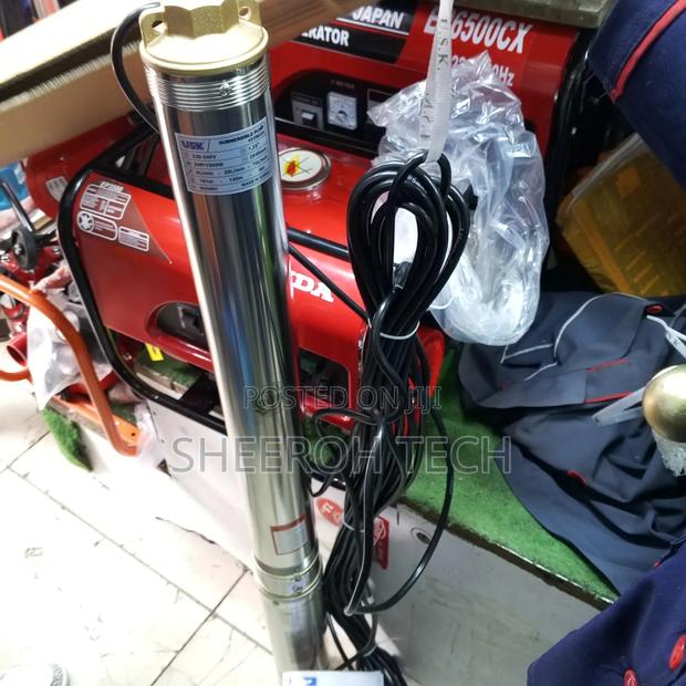 Usk 2hp Submersible Water Pump/Deep Well Water Pump - thumbnail 2