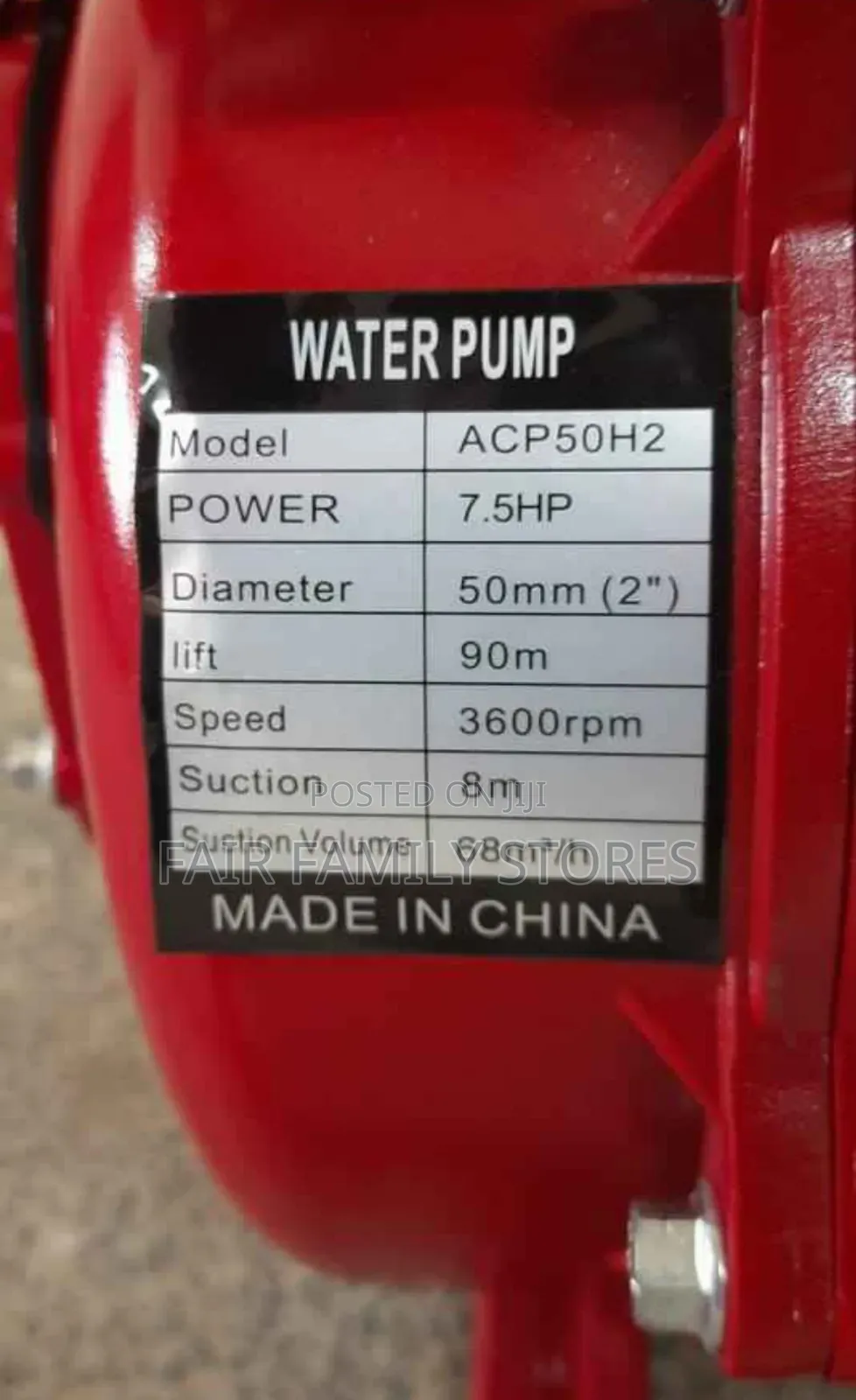 Aico Japan High Pressure Water Pump