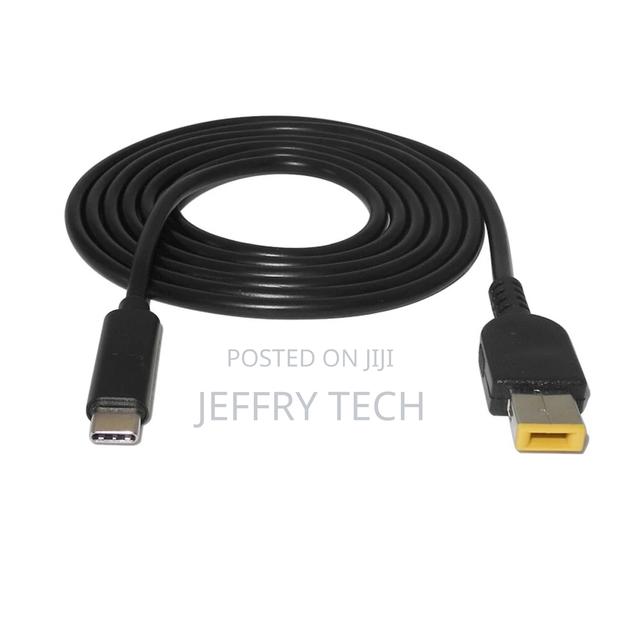 Usb C Type C to Slim Square Tip Pd Charger Cable Power Cable for Lenov