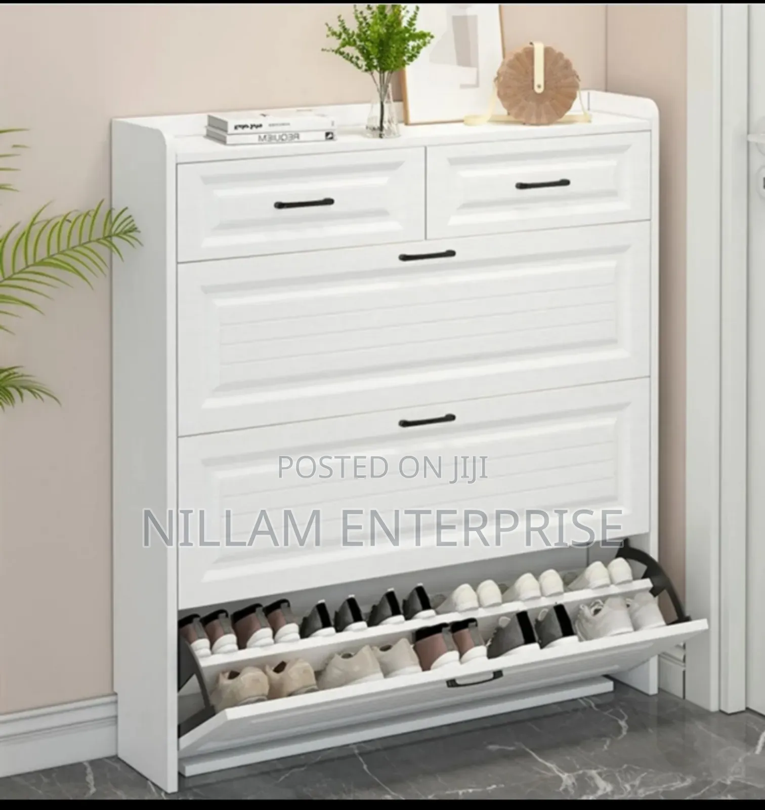 Bucket Flip Shoe Cabinet