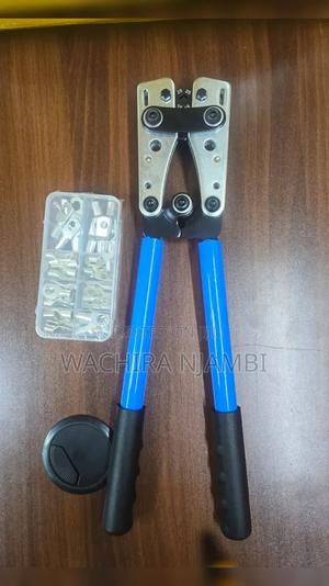 Manual Battery Cable Lug Crimping Tool Kit. - main view
