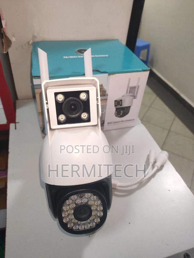 Dual Lense 4g Electric PTZ V380 Camera - thumbnail 2