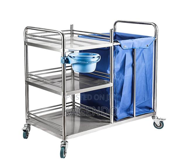 Imported Linen Trolley – Hospital Laundry Use