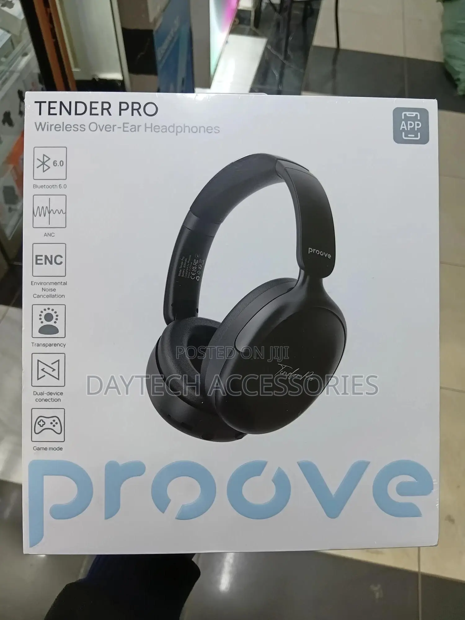 Proove Wireless Headphones Tender Pro - Black