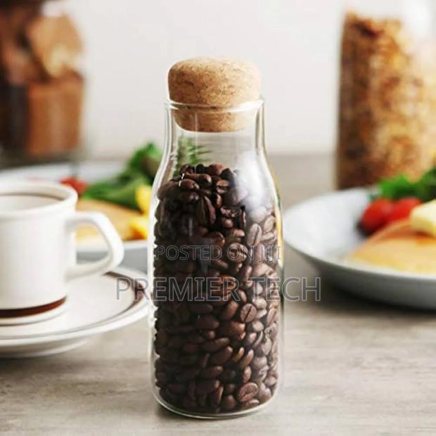 Airtight Glass Bottle Spongy Bamboo Cork