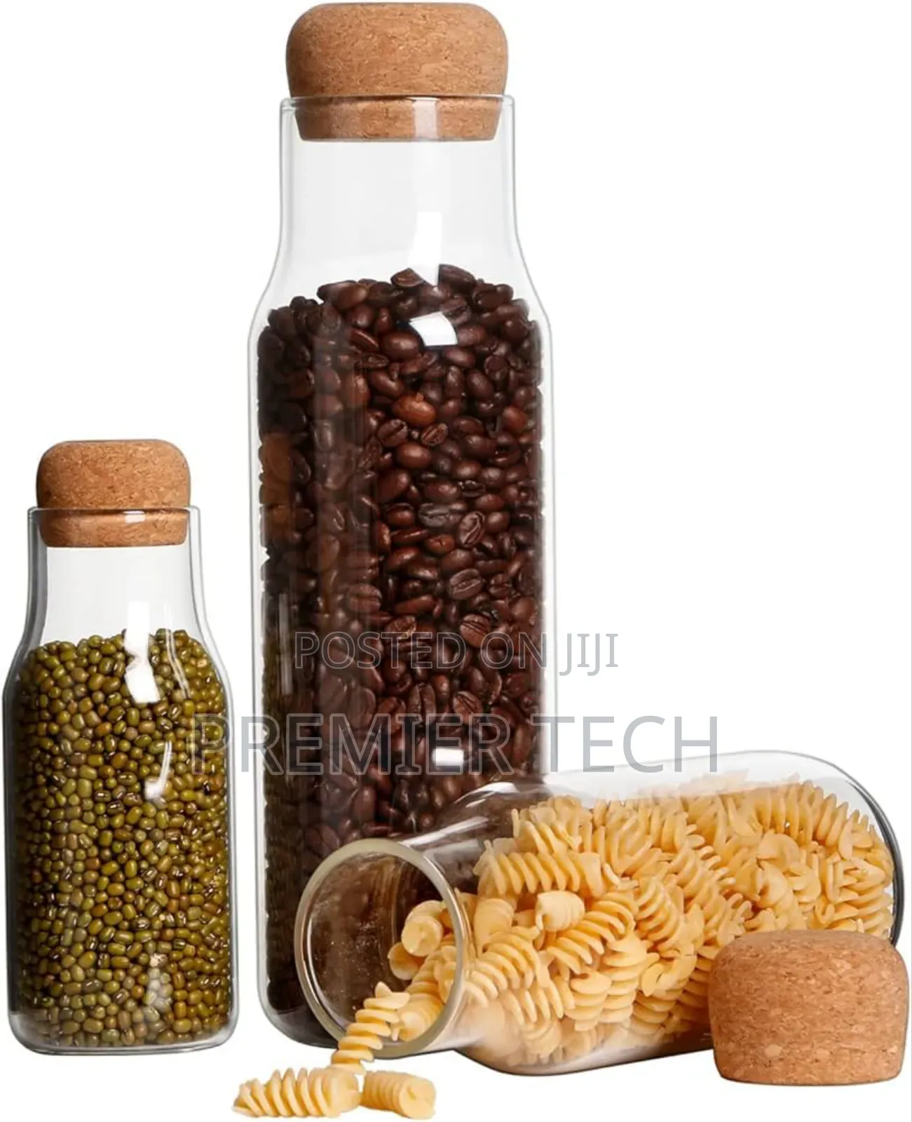 Airtight Glass Bottle Spongy Bamboo Cork