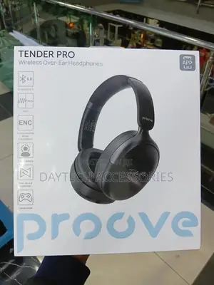 Proove Tender Pro Hptp0001ap01 Black Wireless Headphones.