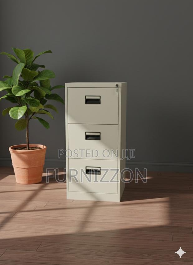 Professional 4-Drawer Metallic Office Cabinet - main view