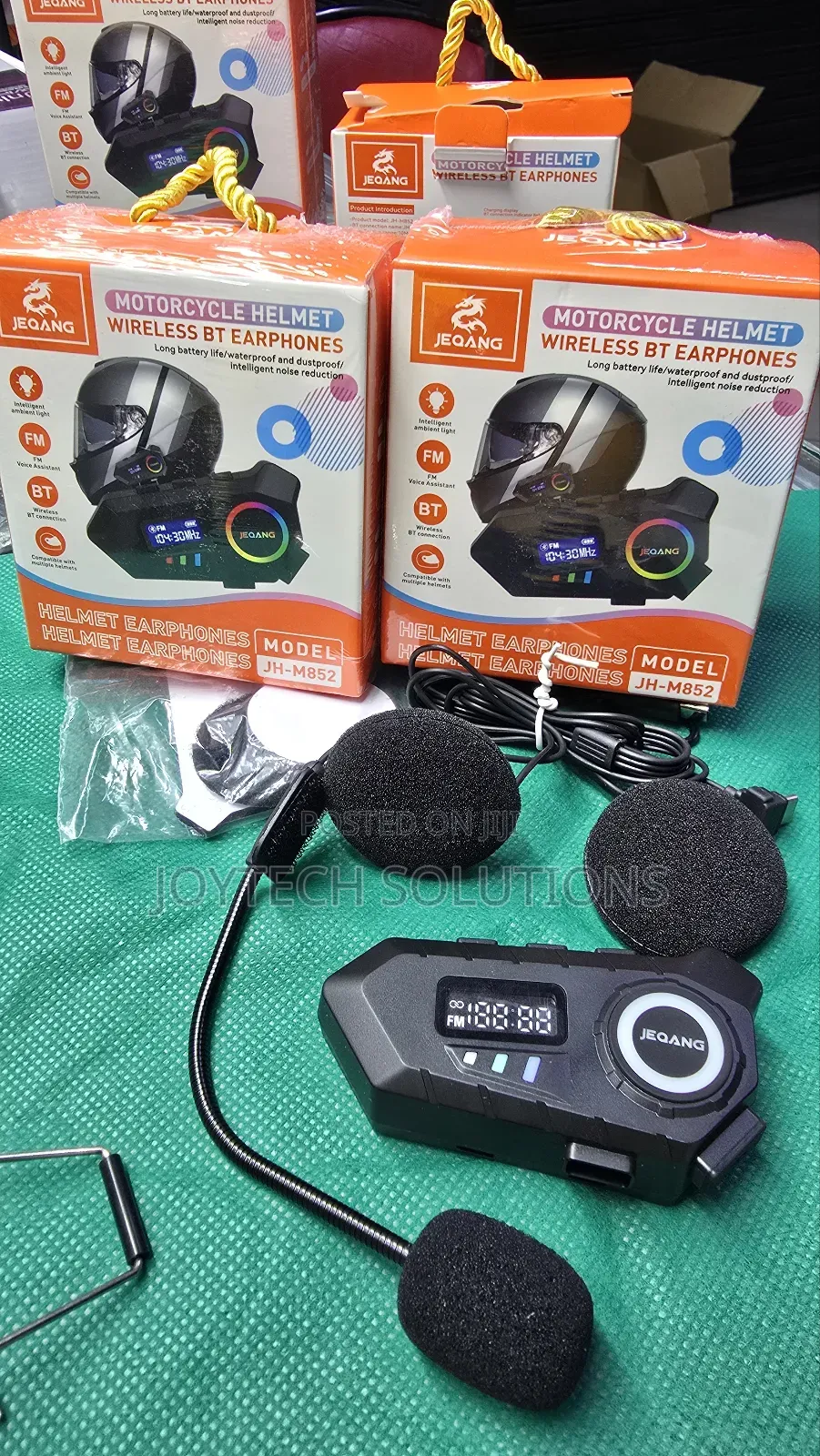 Helmet Bluetooth Headset , With Noise Cancellation