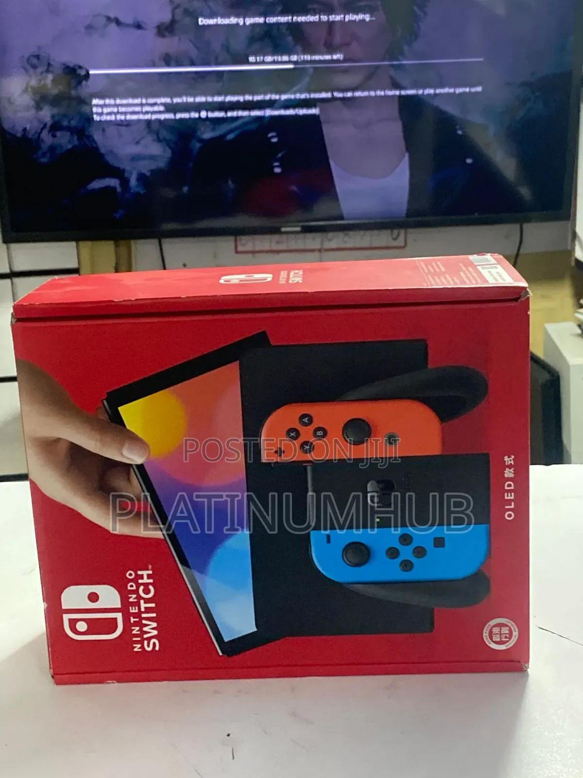Nintendo Oled Switch Blue/Red Console