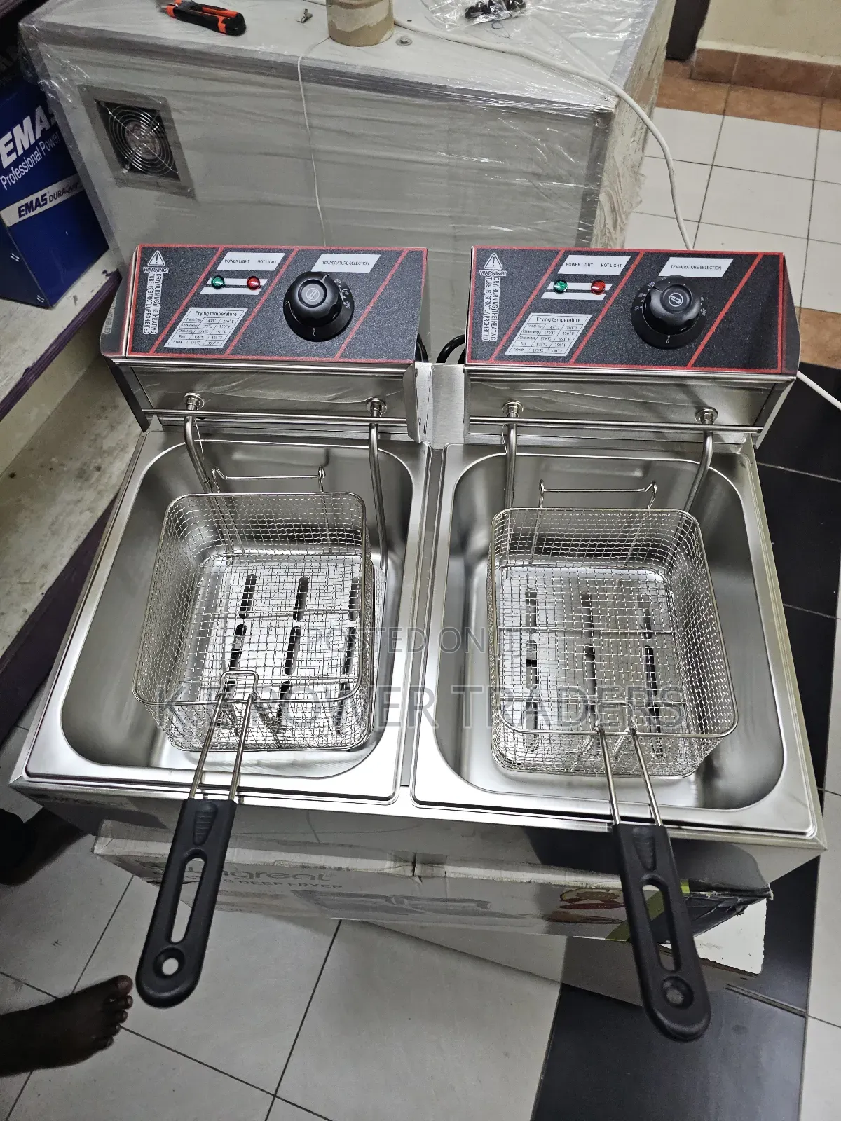 6l+6l Double Electric Chips Deep Fryer
