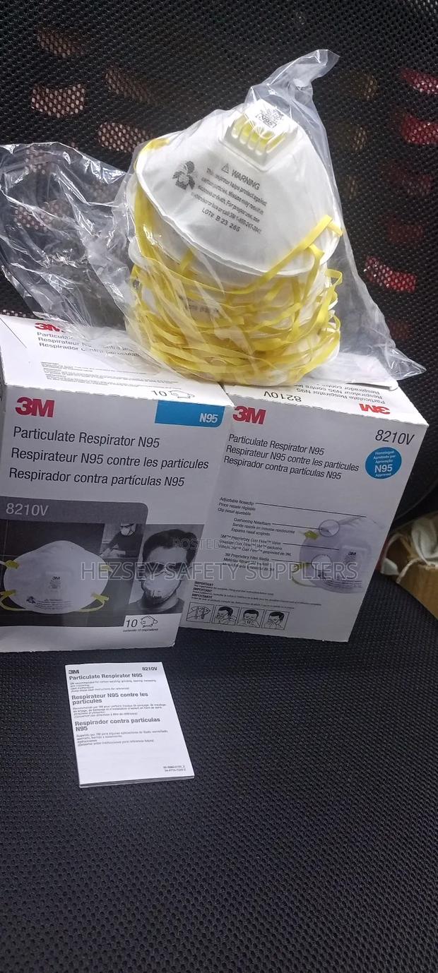 3m 8210 Dust Mask With Valve - thumbnail 2