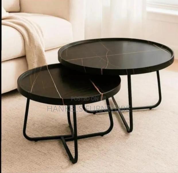 Stylish 2-in-1 Nesting Stools With Durable Wooden Tops