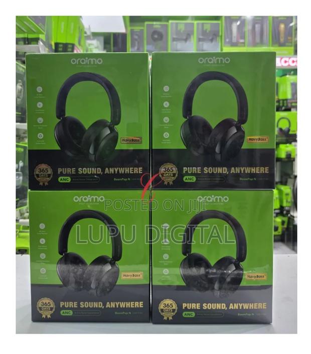 Oraimo Boompop 65hrs Active Noise Cancellation Wireless Headphones