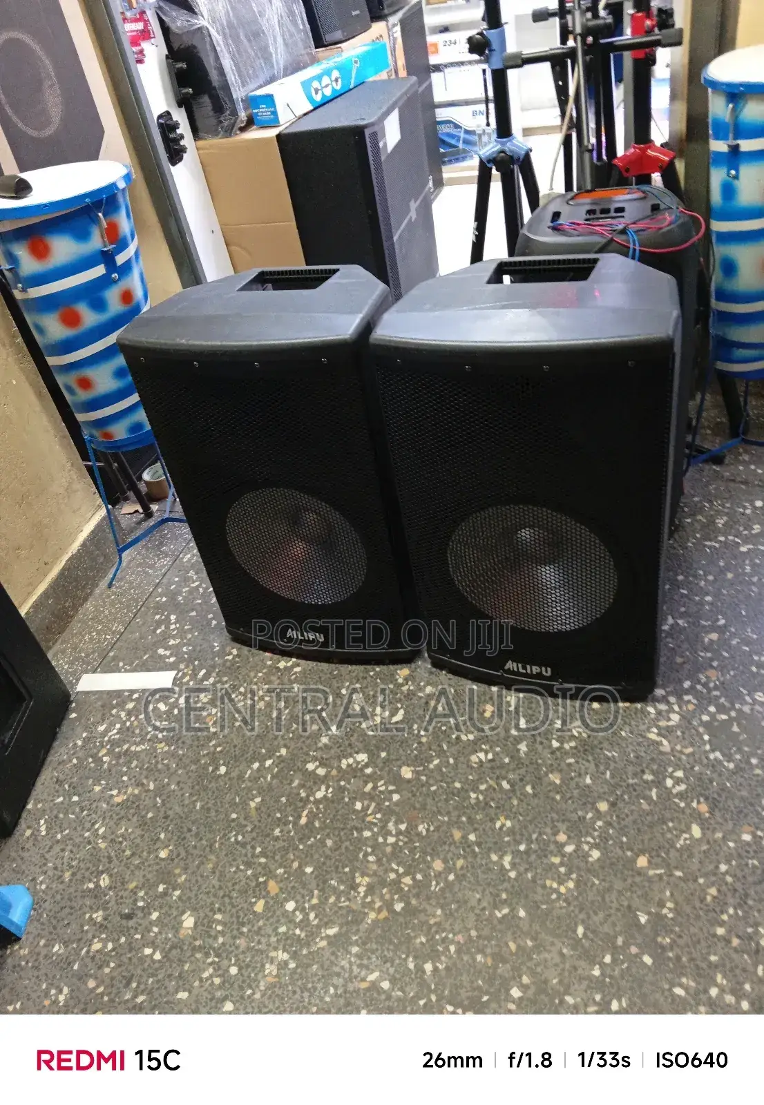 Paired Ailipu Kl-9046ad Portable Powered Speaker