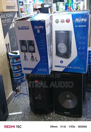Paired Ailipu Kl-9046ad Portable Powered Speaker