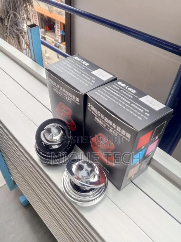 Solar Energy Rotating Auto Car Perfume