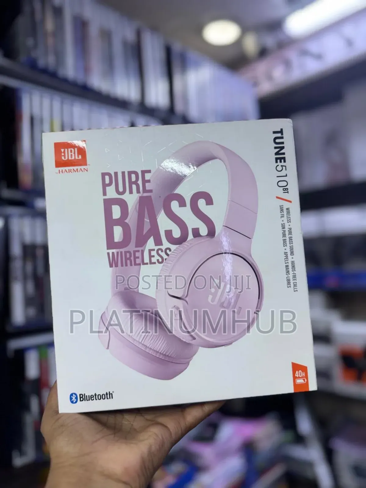 Jbl Tune 510 Pink Over-ear Headphones