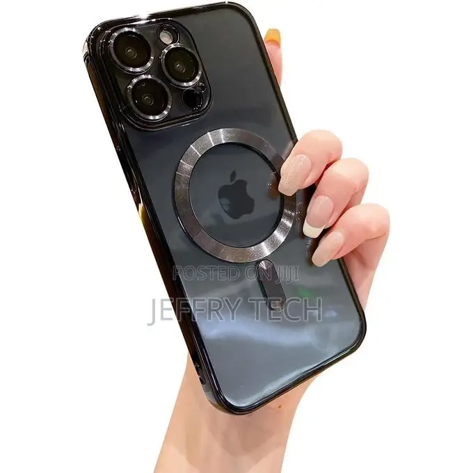 Nikger Plated Magnetic Charging Clear Cover For iPhone 11 Pro