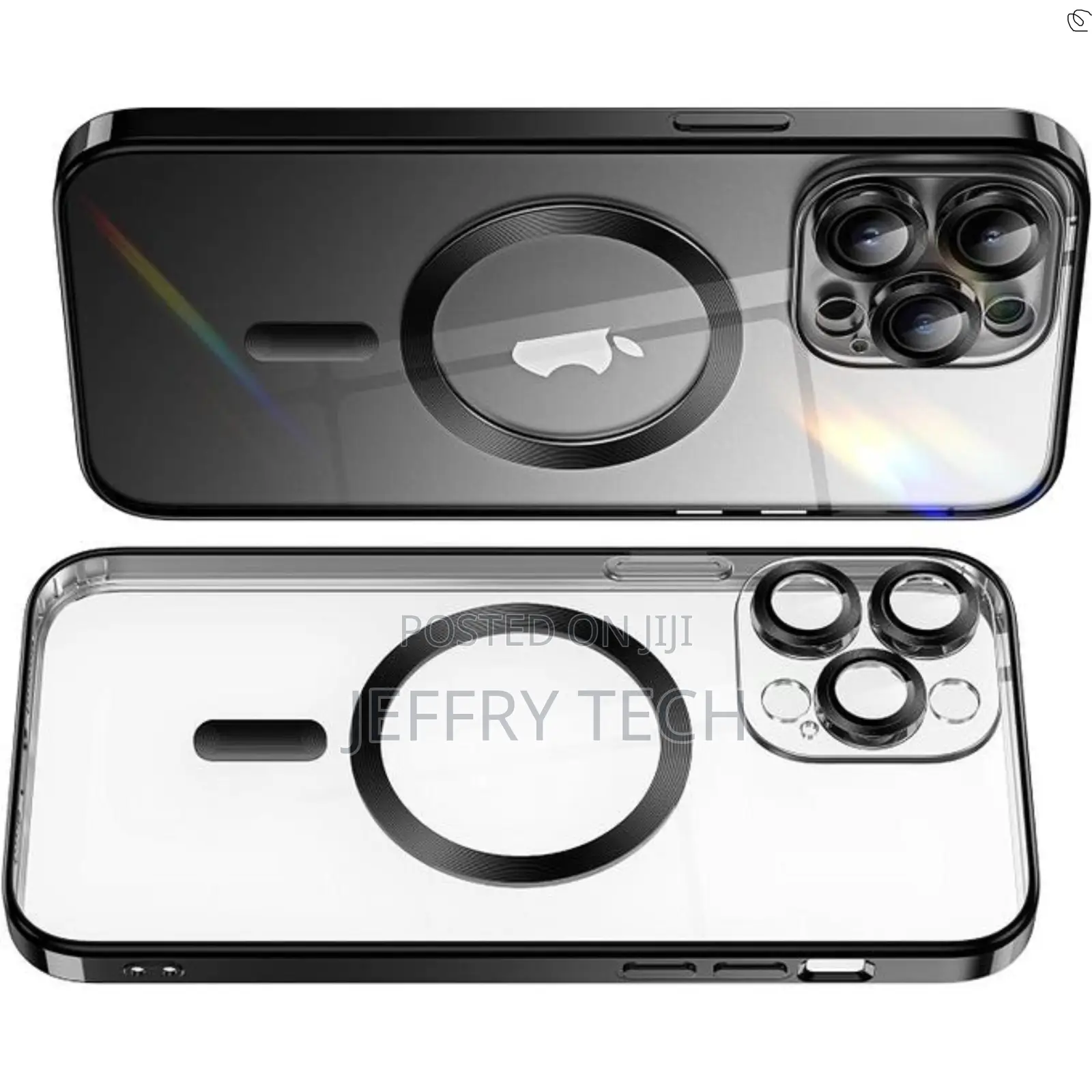 Nikger Plated Magnetic Charging Clear Cover For iPhone 11 Pro