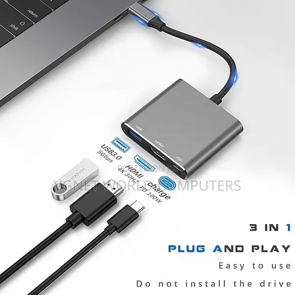 Type C 3 in 1 Adapter/Converter With Hdmi,And Usb