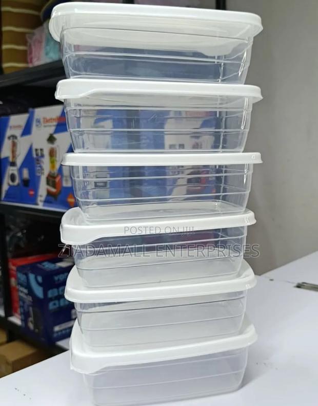 Storage Organizer All-Purpose 6-Section Plastic Organizer Box