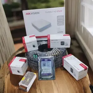 Hikvision 4 Turbo 1080p CCTV Camera System Kit With Remote Access
