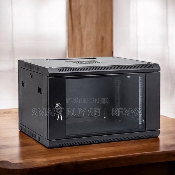 6u Wall Mount Cabinet, Transparent Window Easy Cable Entry - main view