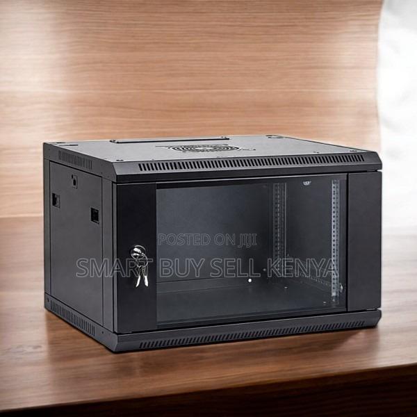 6u Wall Data Cabinet, Strong Steel Body Multiple Venting Holes