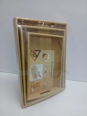 Quality 3pc Bamboo Serving Tray