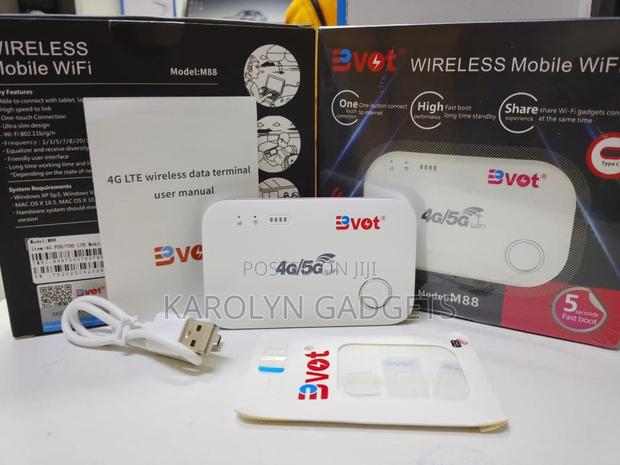 Bvot M88 4g/5g Pocket Wifi Router With Fast Boot