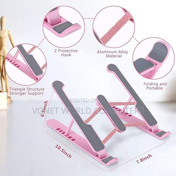 Aluminium Portable Stand Pink for Ladies - thumbnail 3