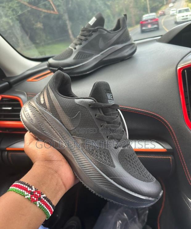 All Black Nike Zoom Pegasus 40-44 - thumbnail 2