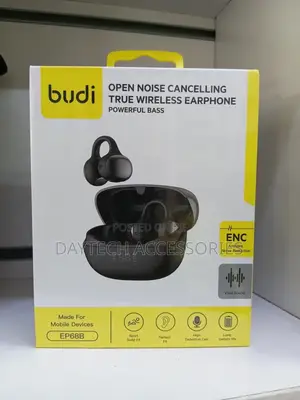The Budi Ep68b Open-Ear Clip Headphones.