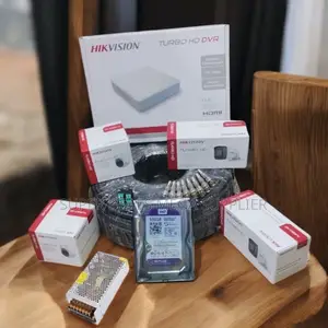 Hikvision 4 Turbo 1080p Full Hd CCTV Cameras System Kit Easy Setup
