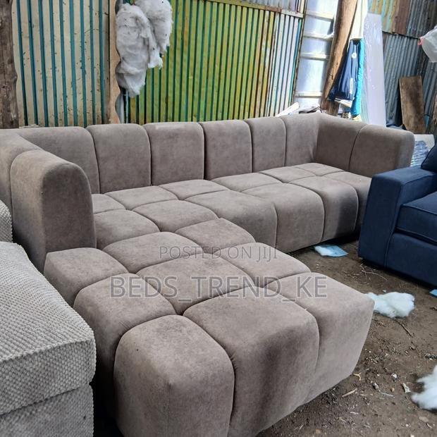 Home Living 6 Seater Bubble L Shaped Sofa - thumbnail 2