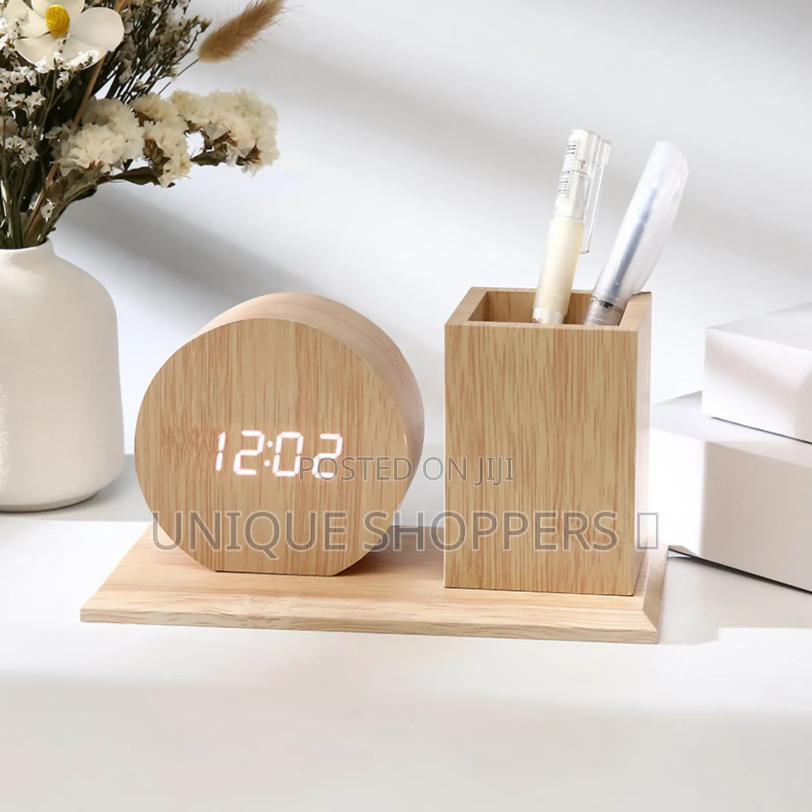 Desktop Organizer With Temperature and Time Display* Price at 3999