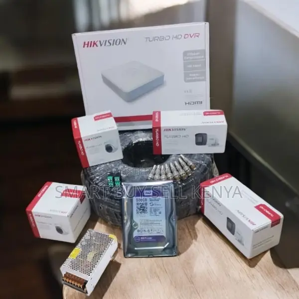 Hikvision 4 Turbo 1080p CCTV Camera System Ip66 Outdoor Rated