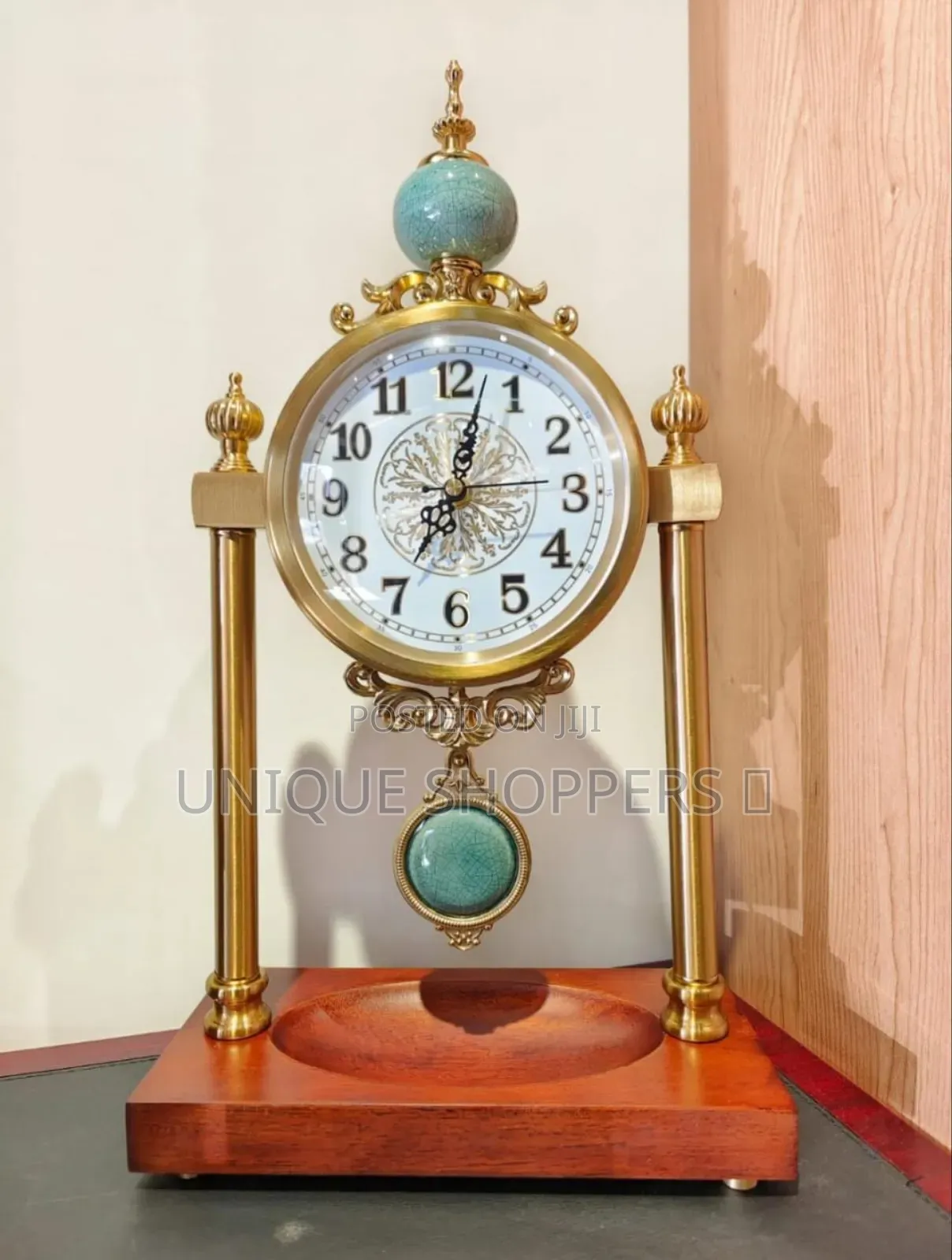 Royal Heritage Vintage Table Clock* *Price at 16000