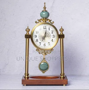 Royal Heritage Vintage Table Clock* *Price at 16000