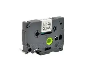 Brother 9mm X 8m Black on Clear Label Tape