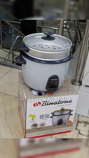 Binatone 1.8l 2-in-One Rice Cooker Steamer, Model RCSG-1805.