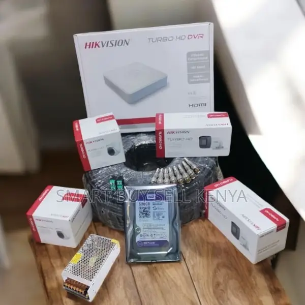 Hikvision 4 Turbo 2mp Hd CCTV System With Smart Ir and Clarity